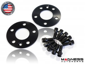 Alfa Romeo Giulia Wheel Spacers - MADNESS - 5mm - set of 2 w/ extended bolts